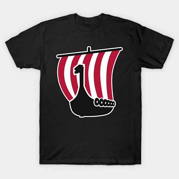 Viking boat T-Shirt by Designzz